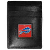 Buffalo Bills Leather Money Clip/Cardholder Packaged in Gift Box