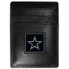 Dallas Cowboys Leather Money Clip/Cardholder Packaged in Gift Box