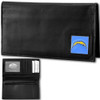 Los Angeles Chargers Deluxe Leather Checkbook Cover