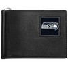 Seattle Seahawks Leather Bill Clip Wallet