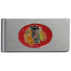 Chicago Blackhawks¬Æ Brushed Metal Money Clip