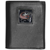 Columbus Blue Jackets¬Æ Leather Tri-fold Wallet