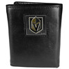 Las Vegas Golden Knights¬Æ Deluxe Leather Tri-fold Wallet Packaged in Gift Box