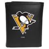 Pittsburgh Penguins¬Æ Leather Tri-fold Wallet, Large Logo