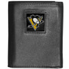 Pittsburgh Penguins¬Æ Leather Tri-fold Wallet