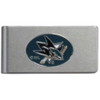 San Jose Sharks¬Æ Brushed Metal Money Clip