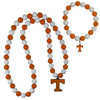 Tennessee Volunteers Fan Bead Necklace and Bracelet Set