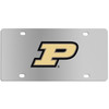 Purdue Boilermakers Steel License Plate Wall Plaque