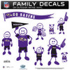 Baltimore Ravens Family Decal Set Large