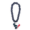 Houston Texans Fan Chain Necklace NFL Foam Chain Fan Gear Navy