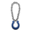 Indianapolis Colts Fan Chain Necklace NFL Foam Chain Fan Gear Silver
