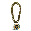 Jacksonville Jaguars Fan Chain Necklace NFL Foam Chain Fan Gear Gold