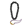 Minnesota Vikings Fan Chain Necklace NFL Foam Chain Fan Gear Black