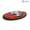 San Francisco 49ers Fan Chain Necklace NFL Foam Chain Fan Gear White