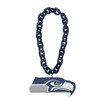 Seattle Seahawks Fan Chain Necklace NFL Foam Chain Fan Gear Navy