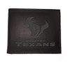 Houston Texans Leather Blackout Bi-fold Wallet