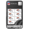 Denver Broncos Double Six Domino Set NFL Game Set Fan Collectible