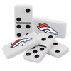 Denver Broncos Double Six Domino Set NFL Game Set Fan Collectible