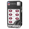 San Francisco 49ers Double Six Domino Set NFL Game Set Fan Collectible