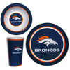 Denver Broncos 12 pc Melamine Dish Set