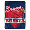 Atlanta Braves Blanket 60x80 Raschel Home Plate Design