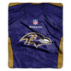 Baltimore Ravens Blanket 50x60 Raschel Jersey Design