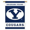 Brigham Young Cougars 2-Sided 28" X 40" Banner W/ Pole Sleeve