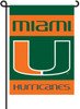 Miami Hurricanes 2-Sided Garden Flag