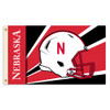 Nebraska Huskers 3 Ft. X 5 Ft. Flag W/Grommets - Helmet Design