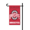 Ohio State Buckeyes Mini Garden Flag w/ Pole