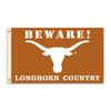 Texas Longhorns 3 Ft. X 5 Ft. Flag W/Grommets - Country