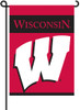 Wisconsin Badgers 2-Sided Garden Flag