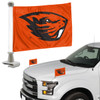 Oregon State Beavers Ambassador 4" x 6" Car Flag Set of 2