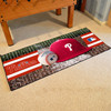 Philadelphia Phillies Baseball Runner Rug - 30in. x 72in. Phillies Bell Primary Logo