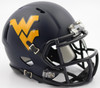 West Virginia Mountaineers Helmet Riddell Replica Mini Speed Style Satin