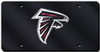 Atlanta Falcons License Plate Laser Cut Black