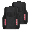 University of Louisville - Louisville Cardinals 2-pc Deluxe Car Mat Set "Louisville" Wordmark Black
