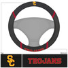 Southern California Trojans Steering Wheel Cover Embroidered NCAA Auto Accessory