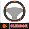 Clemson Tigers Steering Wheel Cover Embroidered NCAA Auto Accessory