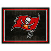 Tampa Bay Buccaneers 8ft. x 10 ft. Plush Area Rug Pirate Flag Primary Logo