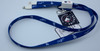Los Angeles Dodgers Charging Lanyard iPhone iPad USB Cable MLB Fan Gear