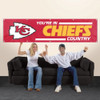 Kansas City Chiefs Giant 8' x 2' Banner Wall Decor NFL Fan Display