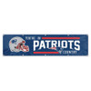 New England Patriots Giant 8' x 2' Banner Wall Decor NFL Fan Display