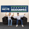 Seattle Seahawks Giant 8' x 2' Banner Wall Decor NFL Fan Display