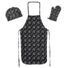 Las Vegas Raiders Apron, Oven Mitt, And Chef Hat