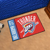 Oklahoma City Thunder Starter Mat Accent Rug - 19in. x 30in. OKC Primary Logo & Wordmark