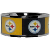 Pittsburgh Steelers Steel Inlaid Ring