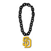 San Diego Padres Fan Chain Necklace MLB Foam Chain Fan Gear