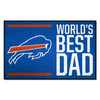 Buffalo Bills Starter Mat Accent Rug - 19in. x 30in. World's Best Dad Starter Mat Buffalo Primary Logo