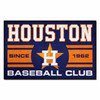 Houston Astros Starter Mat Accent Rug - 19in. x 30in., Uniform Design Star H Cap Logo